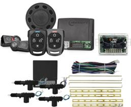 Alarme Taramps TW20 G4 Com Controle de Presença + Kit Trava Elétrica 4 Portas + Módulo Vidro AW52 2P