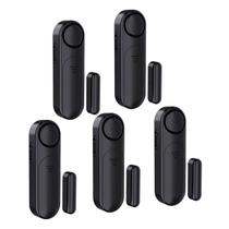 Alarmes de janela AKOYU, pacote com 5 sensores de abertura de portas e janelas de 120 dB