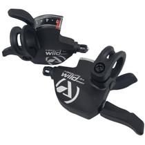 Alavanca Absolute Wild Sport 3x7v Index C/ Cabos Bike Mtb Alavanca Absolute Wild Sport 3x7v Index C/ Cabos Bike Mtb