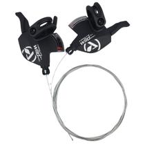 Alavanca Absolute Wild Sport 3x8v Index Bike Mtb C/ Cabos