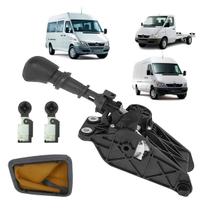 Alavanca cambio trambulador + conector sprinter 2002 a 2012 313/311/413 cdi (com coifa)