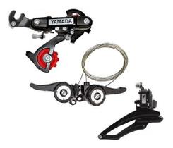 Alavanca + Câmbio Traseiro + Dianteiro Yamada 18 E 21 Marcha