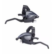 Alavanca de Câmbio e Freio (Par) Shimano EF51 EZFire 3x8 Preto Alavanca de Câmbio e Freio (Par) Shimano EF51 EZFire 3x8 Preto