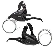 Alavanca De Câmbio Paco Vfire 3X8 C/Cabos C/Mac Polyn