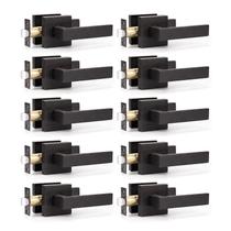 Alavanca de porta, alavanca de passagem, KNOBWELL Premium, bronze polido a óleo, pacote com 10 Alavanca de porta, alavanca de passagem, KNOBWELL Premium, bronze polido a óleo, pacote com 10