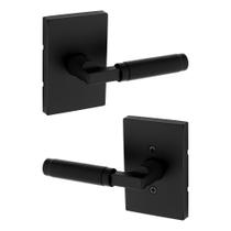 Alavanca de porta Kwikset Prava Interior Passage Black Matte Alavanca de porta Kwikset Prava Interior Passage Black Matte