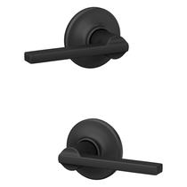 Alavanca de porta Schlage F10 LAT 622 COH Latitude Preto fosco