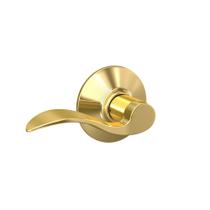 Alavanca de porta Schlage F10 V ACC 605 Bright Brass Accent