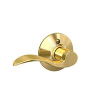 Alavanca de porta SCHLAGE F170 ACC 605 RH Latão brilhante à direita Alavanca de porta SCHLAGE F170 ACC 605 RH Latão brilhante à direita