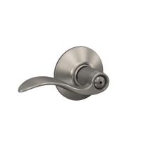 Alavanca de porta Schlage F40 V ACC 619 Fechadura de privacidade em níquel acetinado
