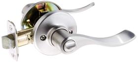 Alavanca de privacidade Kwikset 93001-882 Maçaneta de porta de níquel acetinado