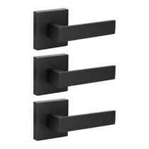 Alavanca fictícia KNOBWELL Matte Black 0,42 kg para porta interior