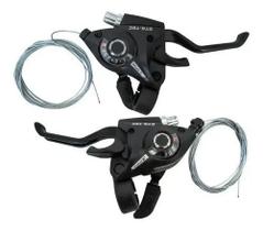 Alavanca Rapid Fire GTS 3x8 24vel Para Bicicleta Alav Alavanca Rapid Fire GTS 3x8 24vel Para Bicicleta Alav