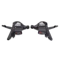 Alavancas de câmbio rapid fire 24v com cabos preto (polybag)