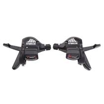 Alavancas de câmbio rapid fire 24v com cabos preto (polybag)