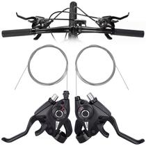 Alavancas de freio de bicicleta Shifter TOBWOLF 3x7 21 Speed com indicador de marcha