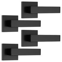Alavancas de porta fictícias Probrico Black para armários French Doors Alavancas de porta fictícias Probrico Black para armários French Doors