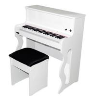 Albach Pianos Infantil Branco e Luxo e Elegância AL8 Presente Lindo e Educativo brinqiedo educativo