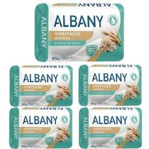 Albany sabonete hidratação antibac com extrato de aveia são 5 unidades de 85 gramas