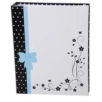 Álbum 120 Fotos 10X15 Paint Rec 100/11 Preto E Branco Flores