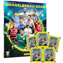 Álbum Brasileirão 2025 Capa Dura + 200 Figurinhas (40 Env)