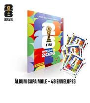 Álbum Capa Cartão (Mole) + 40 Envelopes c/ 7 Figurinhas Cada - FIFA WORLD CUP 2026