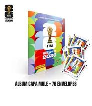 Álbum Capa Cartão (Mole) + 70 Envelopes c/ 7 Figurinhas Cada - FIFA WORLD CUP 2026