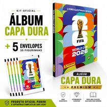Álbum Capa Dura Copa do Mundo 2026 + 5 Envelopes Oficial Álbum Capa Dura Copa do Mundo 2026 + 5 Envelopes Oficial
