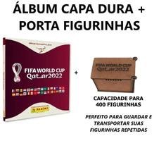 Álbum Capa Dura Copa Mundo Qatar 2022+Porta Figurinhas C400P - PANINI