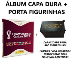 Álbum Capa Dura Copa Mundo Qatar 2022+Porta Figurinhas G400P - PANINI