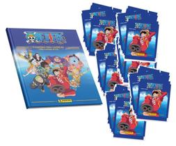 Álbum Capa Dura Do One Piece O Caminho para Egghead Com 50 Figurinhas 10 Envelopes