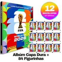 Álbum Capa Dura Original Copa Do Mundo 2026 com 84 Figurinhas
