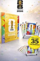Álbum Capa Dura Ouro 35 Figurinhas Oficial Copa Do Mundo 2026 FIFA WORD CUP Oficial Panini
