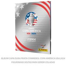 Álbum Capa Dura Prata Completo Conmebol Copa América Usa 2024