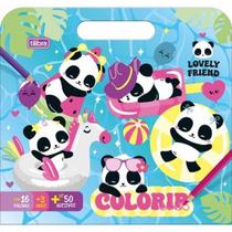 Álbum Colorir Tilibra Maleta Lovely Friends