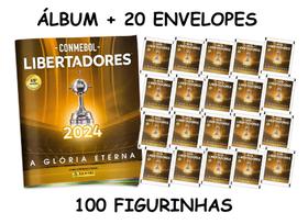 Álbum com Envelopes de Figurinhas da Libertadores 2024 - Panini