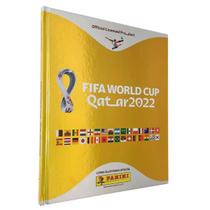 Álbum Completo Copa Do Mundo Fifa Qatar 2022 Capa Dura Dourado + Kit de atualização + Figurinhas da Cocal-Cola