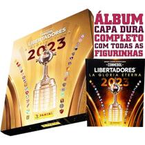 Álbum Completo Libertadores 2023 Box Exclusivo Álbum Capa Dura 557 Figurinhas Soltas - Panini
