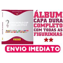 Album Copa 2022 Capa Prata Com Todas Figurinhas Para Colar