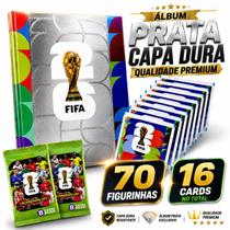 Álbum Copa 2026 Prata Capa Dura Mais 70 Figurinhas e Mais 16 Cards Inside Álbum Copa 2026 Prata Capa Dura Mais 70 Figurinhas e Mais 16 Cards Inside