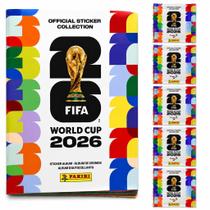 Álbum Copa do Mundo 2026 35,70,105 Figurinhas Colecionável Oficial 48 Seleções Estilo FIFA