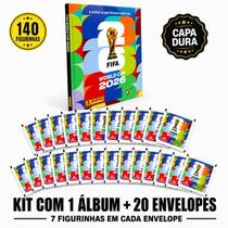Album Copa Do Mundo 2026 Capa Dura Fifa 140 Figurinhas 20 pacotes Album Copa Do Mundo 2026 Capa Dura Fifa 140 Figurinhas 20 pacotes