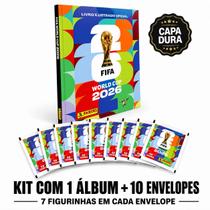 Álbum Copa Do Mundo 2026 Capa Dura Fifa com 70 Figurinhas Álbum Copa Do Mundo 2026 Capa Dura Fifa com 70 Figurinhas