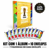 Album Copa Do Mundo 2026 Capa Dura Ouro Fifa 70 Figurinhas