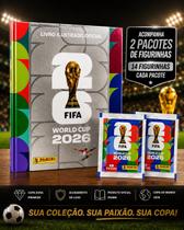 Álbum Copa do Mundo 2026 Capa Dura Ouro ou Prata Com 14 Figurinhas Panini Oficial FIFA Álbum Copa do Mundo 2026 Capa Dura Ouro ou Prata Com 14 Figurinhas Panini Oficial FIFA