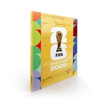 Álbum Copa do Mundo 2026 Capa Dura Série Ouro FIFA Original Atacado Revenda Coleção Futebol Álbum Copa do Mundo 2026 Capa Dura Série Ouro FIFA Original Atacado Revenda Coleção Futebol