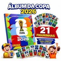 Album Copa Do Mundo 26 Panini Oficial +21 Figuinhas Oficiais