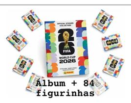 Álbum Copa Do Mundo + 84 Figurinhas Capa Mole Álbum Copa Do Mundo + 84 Figurinhas Capa Mole