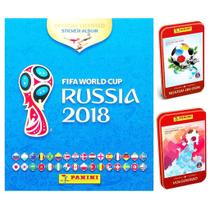 Album Copa Do Mundo Russia 2018 Com 200 Figurinhas + 2 Latas - Panini
