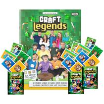 Álbum Craft Legends Com 100 Figurinhas 20 Envelopes E Poster